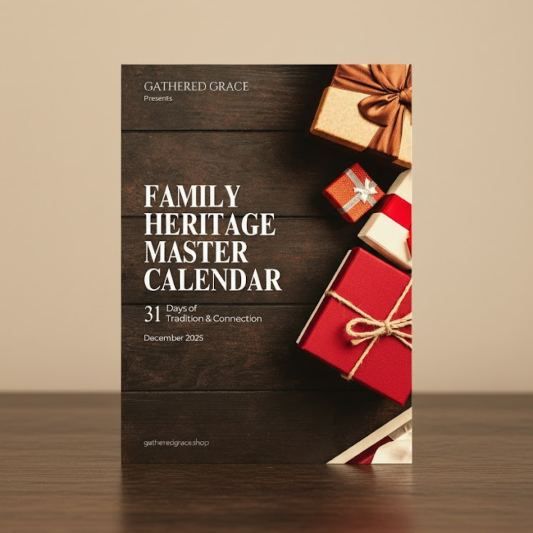 Christmas Traditions Bundle: Advent Calendar, Recipes & Family Activity Cards